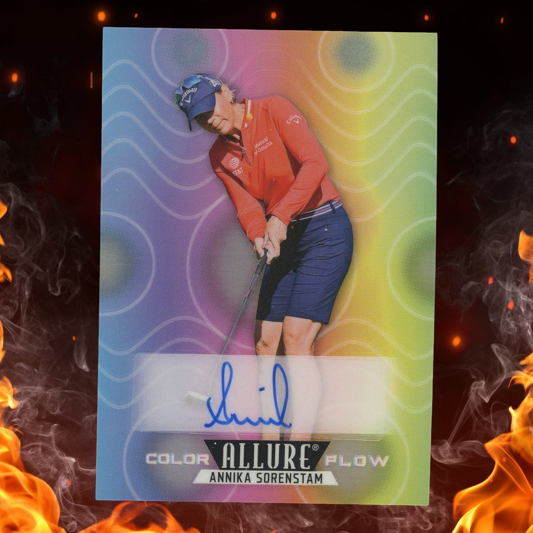 2026 Upper Deck Allure Golf Annika Sorenstam Rainbow Auto #CF-2