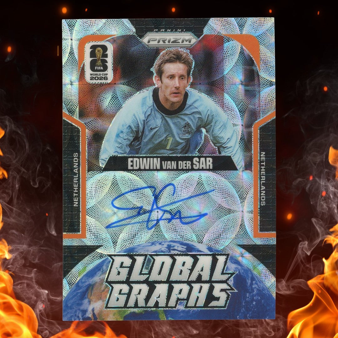2026 Panini Prizm Edwin van der Sar Global Graphs Auto #GG-EVS