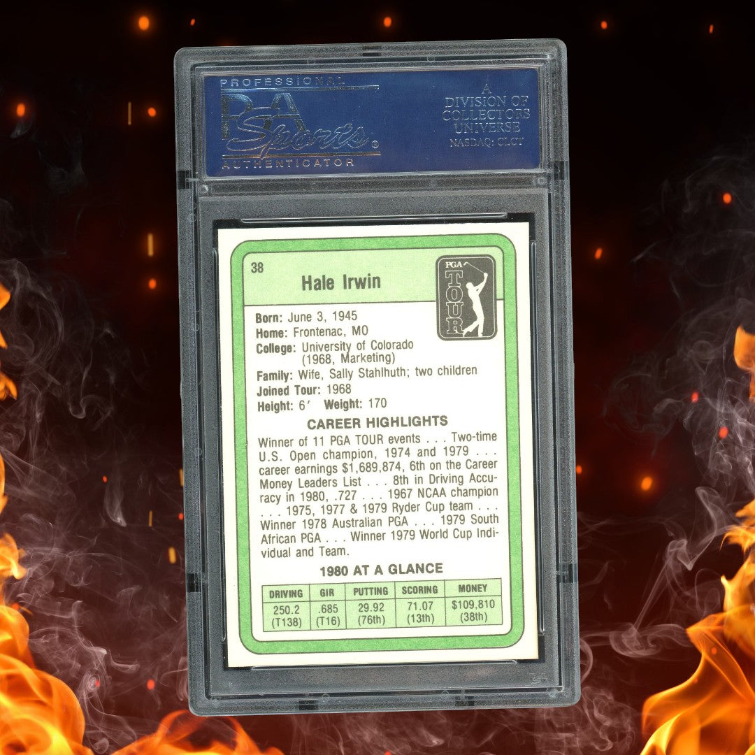 1981 Donruss Hale Irwin #38 PSA 10