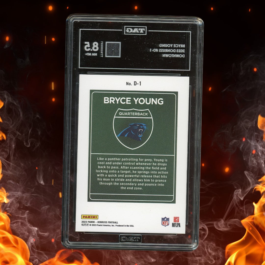 2023 Panini Donruss Bryce Young Downtown Rookie #D-1 TAG 8.5