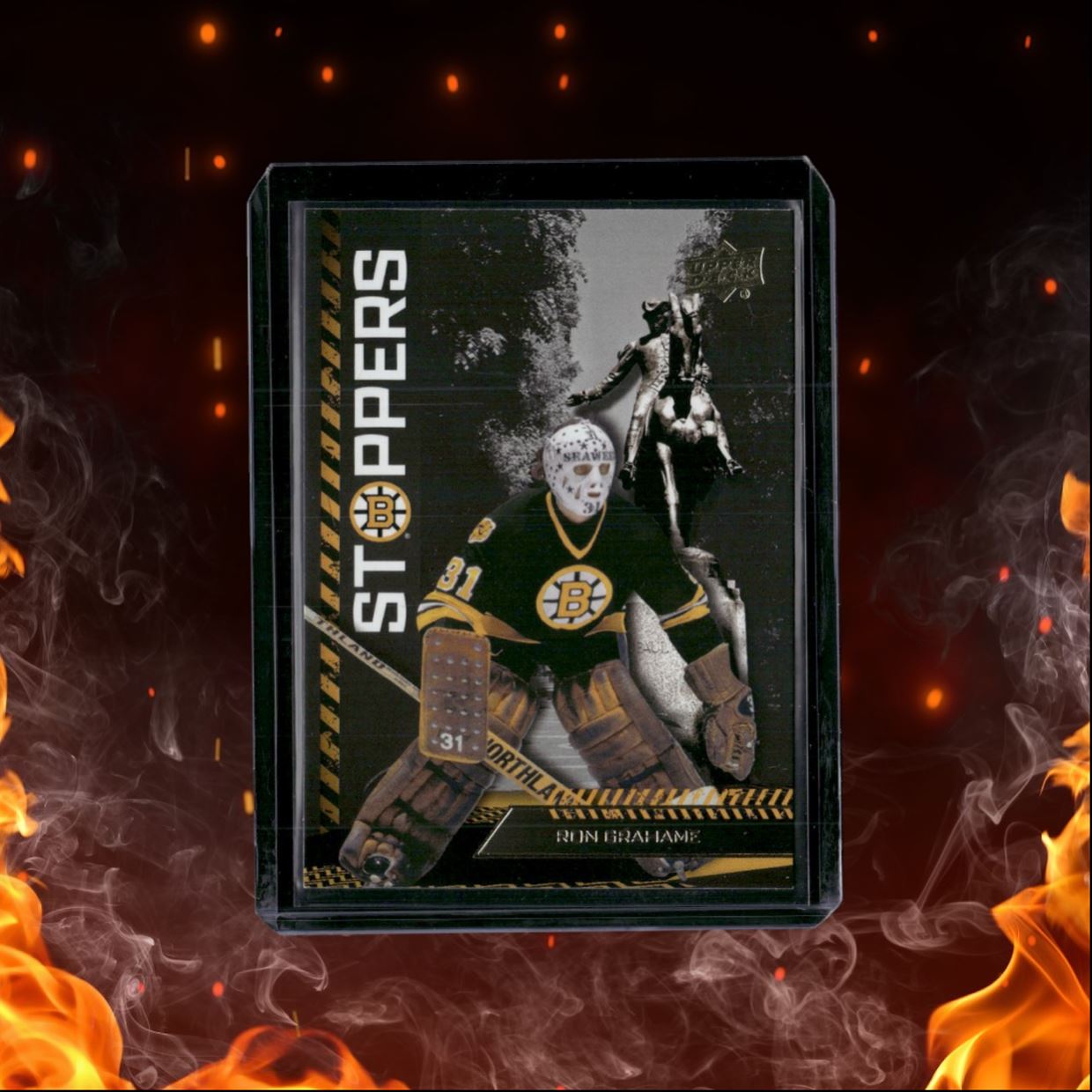2023-24 Upper Deck Boston Bruins Centennial Ron Grahame Stoppers Gold #ST-5