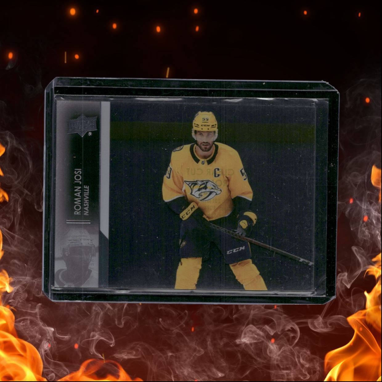 2021-22 Upper Deck Roman Josi Clear Cut SSP #104