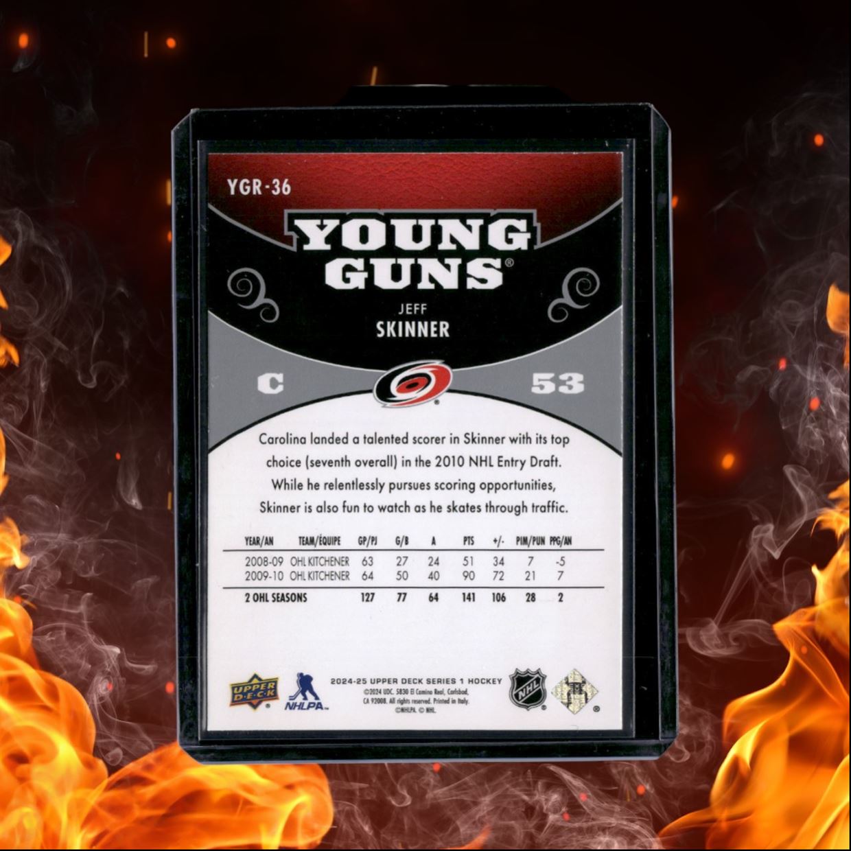 2024-25 Upper Deck Jeff Skinner Young Guns Renewed #YGR-36