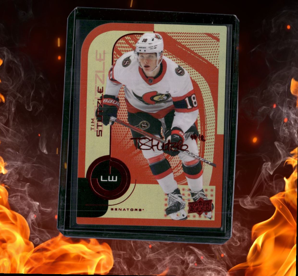 2022-23 Upper Deck MVP 20th Tim Stutzle Colors & Contours Orange 154/250 #54