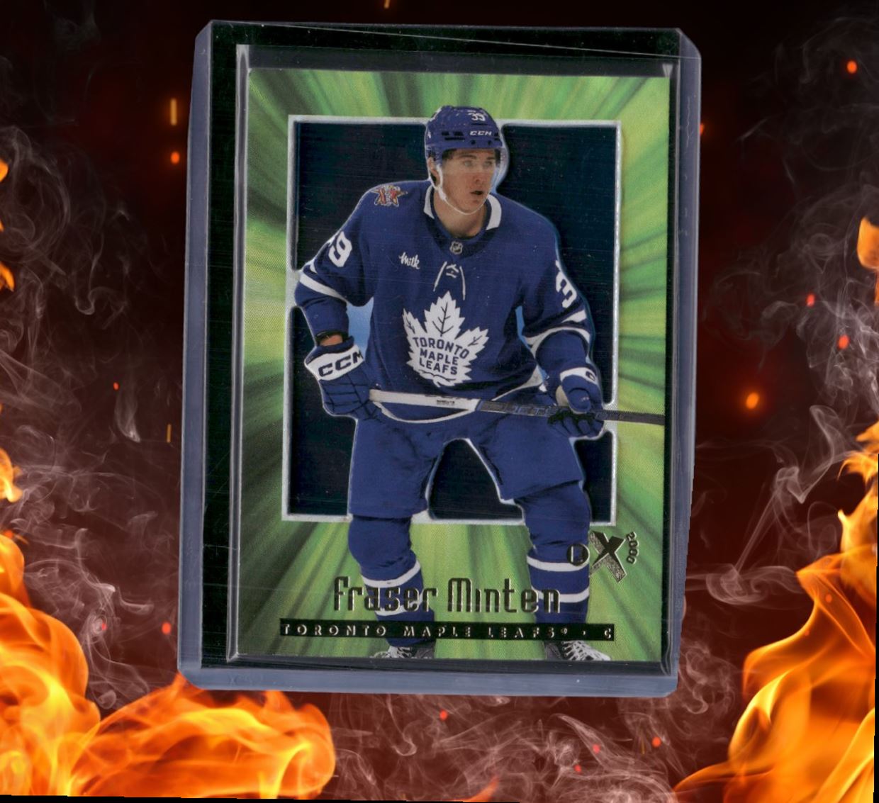 2023-24 SkyBox EX 2000 Fraser Minten (B) Rookie #118