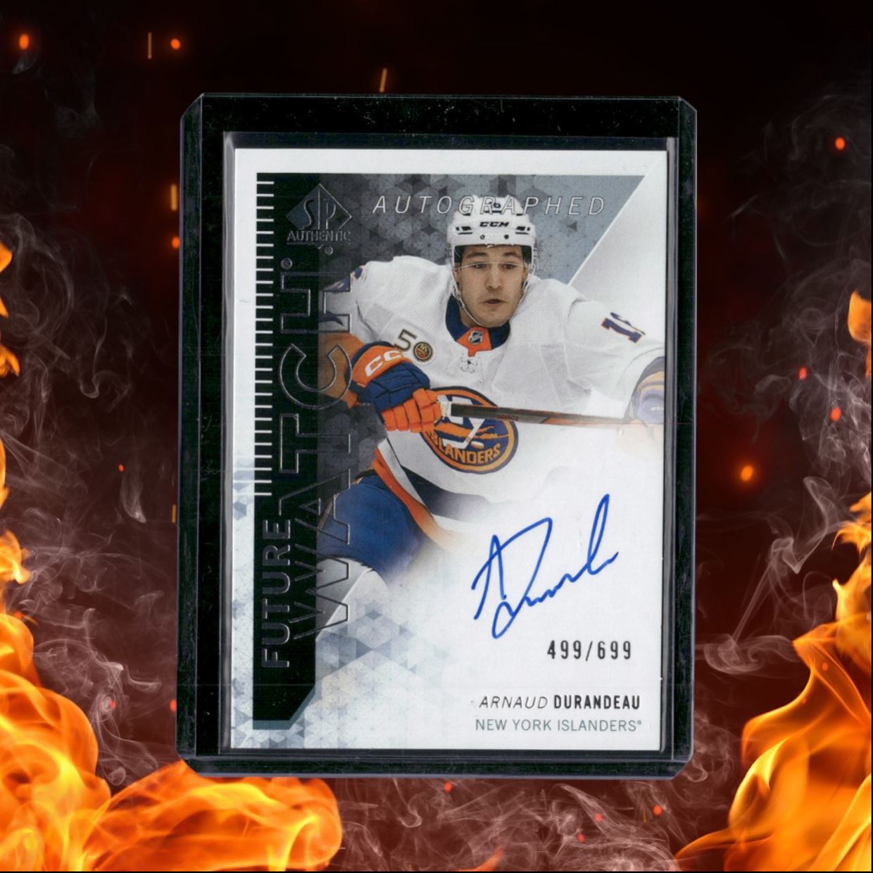 2023-24 SP Authentic Arnaud Durandeau Retro Future Watch Rookie Auto 499/699