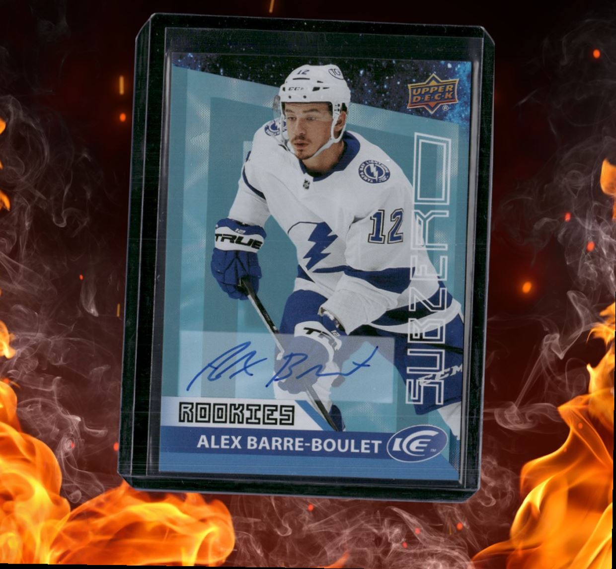 2021-22 Upper Deck Ice Alex Barre-Boulet Sub Zero Rookie Auto #SZ-27