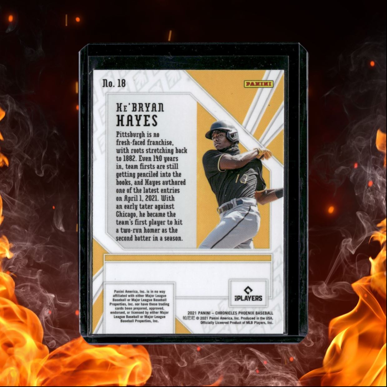 2021 Panini Chronicles Ke'Bryan Hayes Phoenix Laser Rookie #18