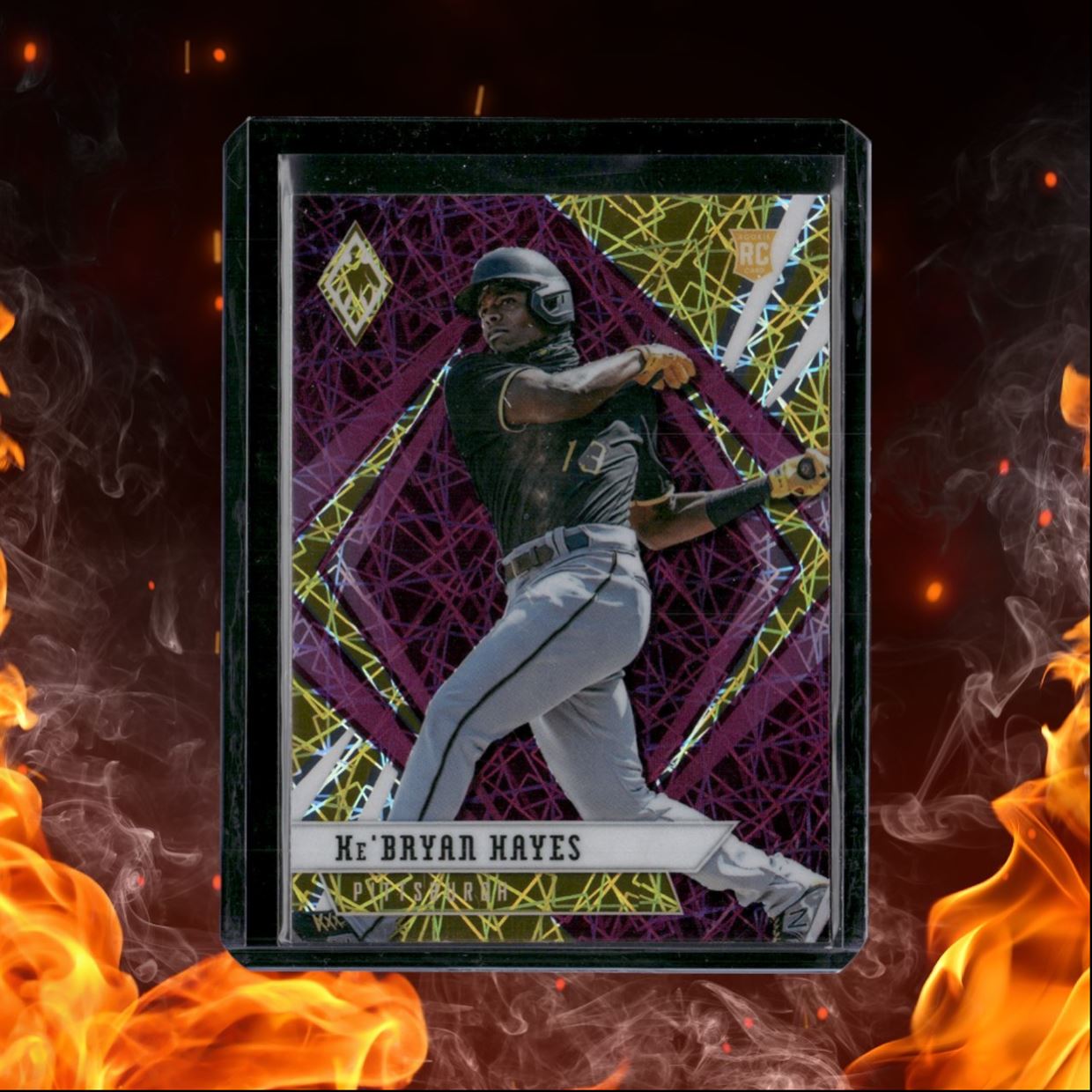 2021 Panini Chronicles Ke'Bryan Hayes Phoenix Laser Rookie #18