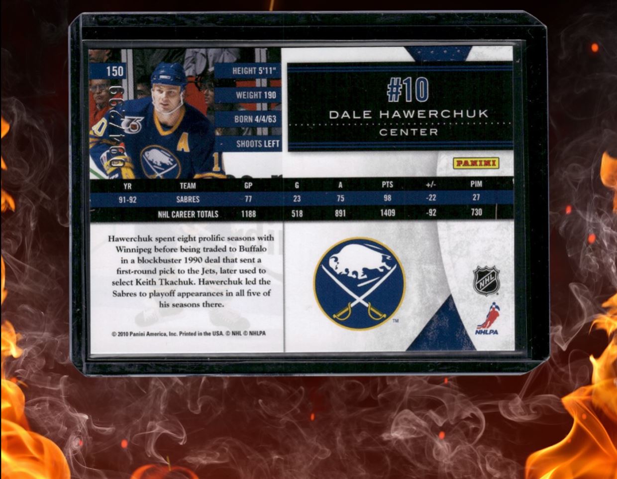 2010-11 Panini Limited Dale Hawerchuk Legend 093/299 #150