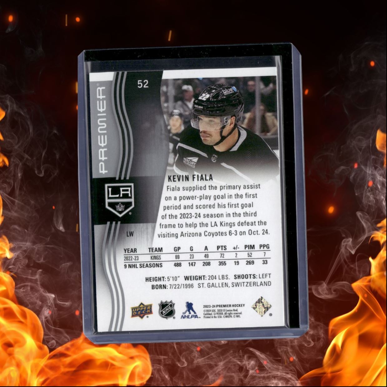2023-24 Upper Deck Premier Kevin Fiala 250/299 #52