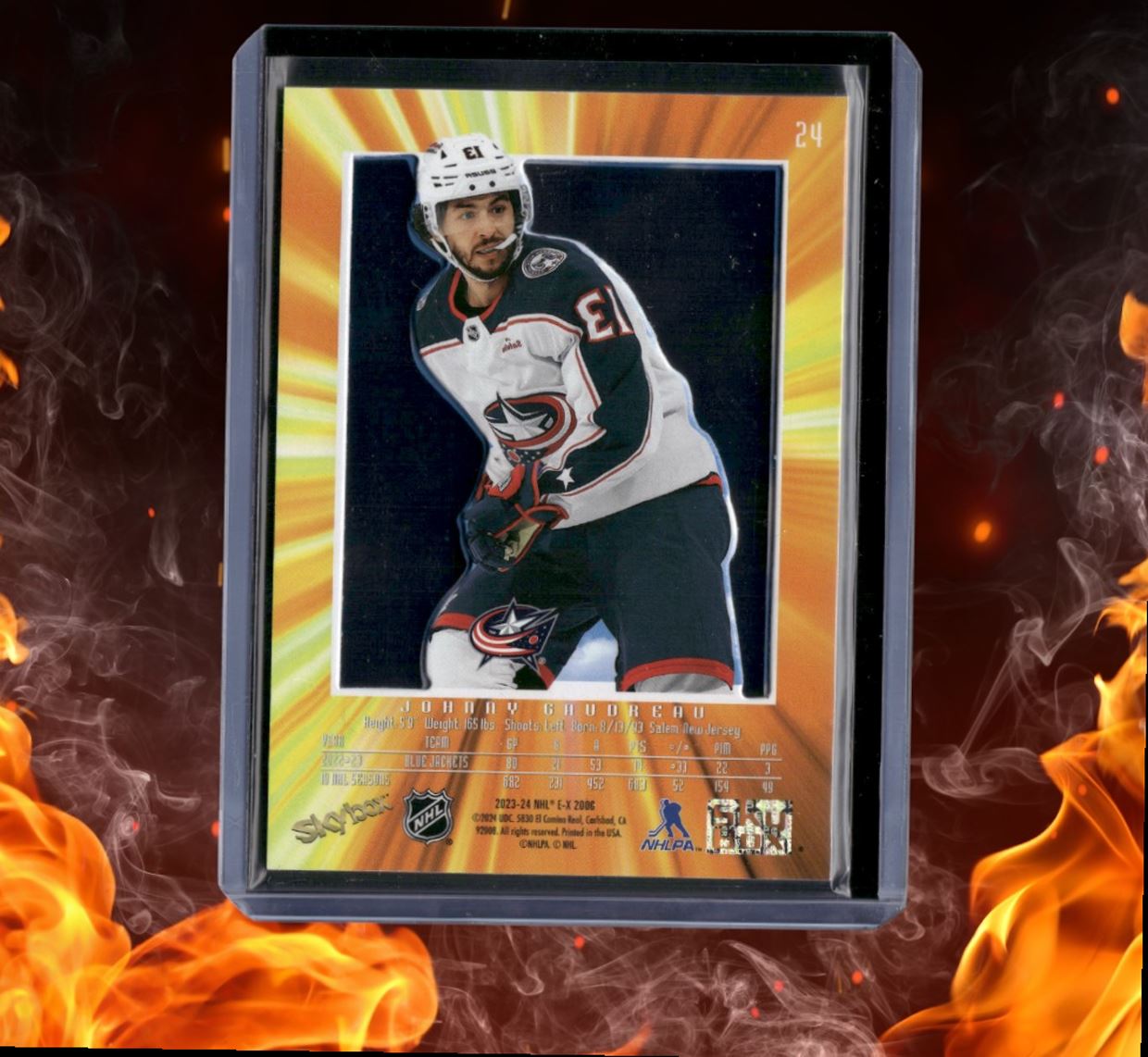 2023-24 Skybox EX 2000 Johnny Gaudreau #24