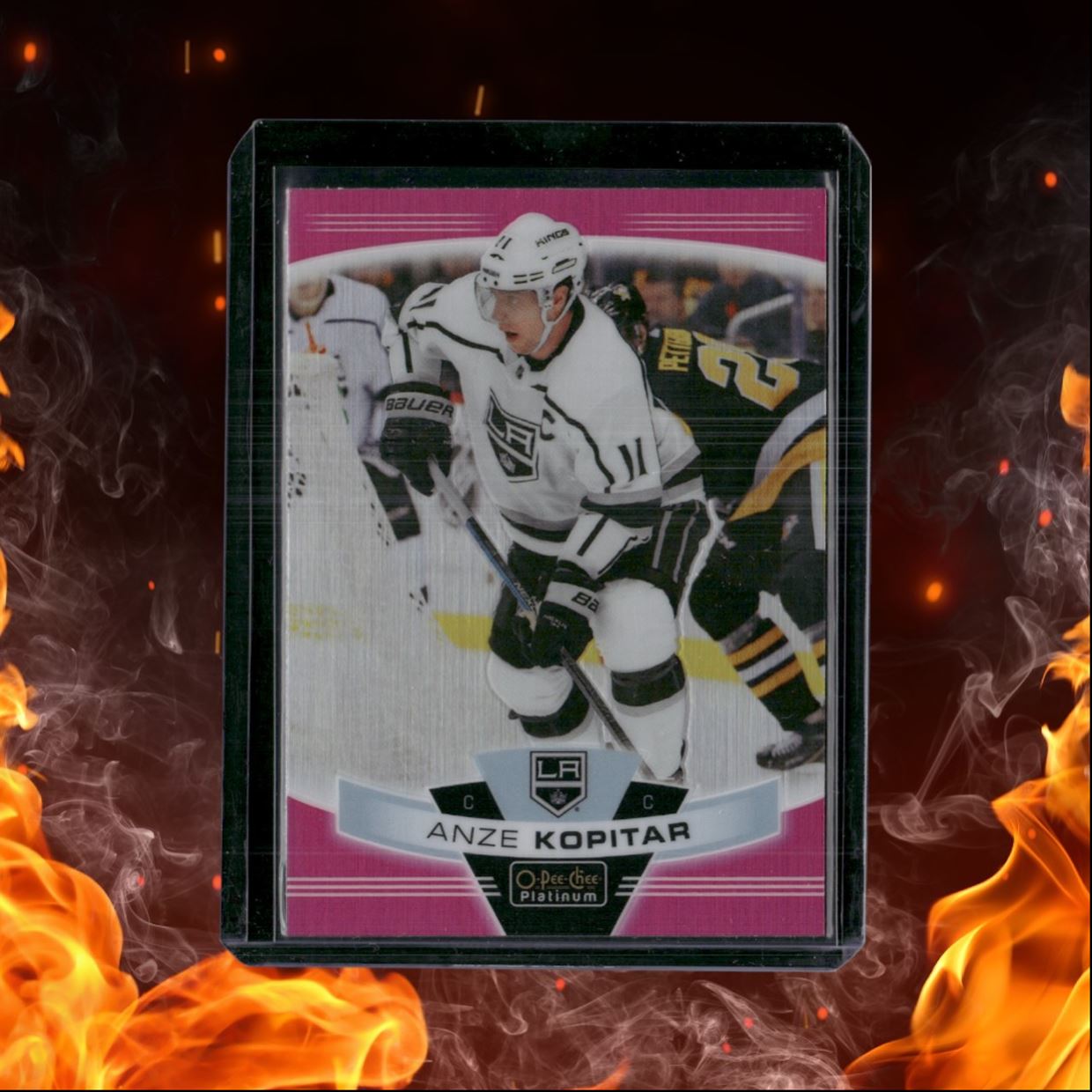 2019-20 O-Pee-Chee Platinum Anze Kopitar Matte Pink SP #49