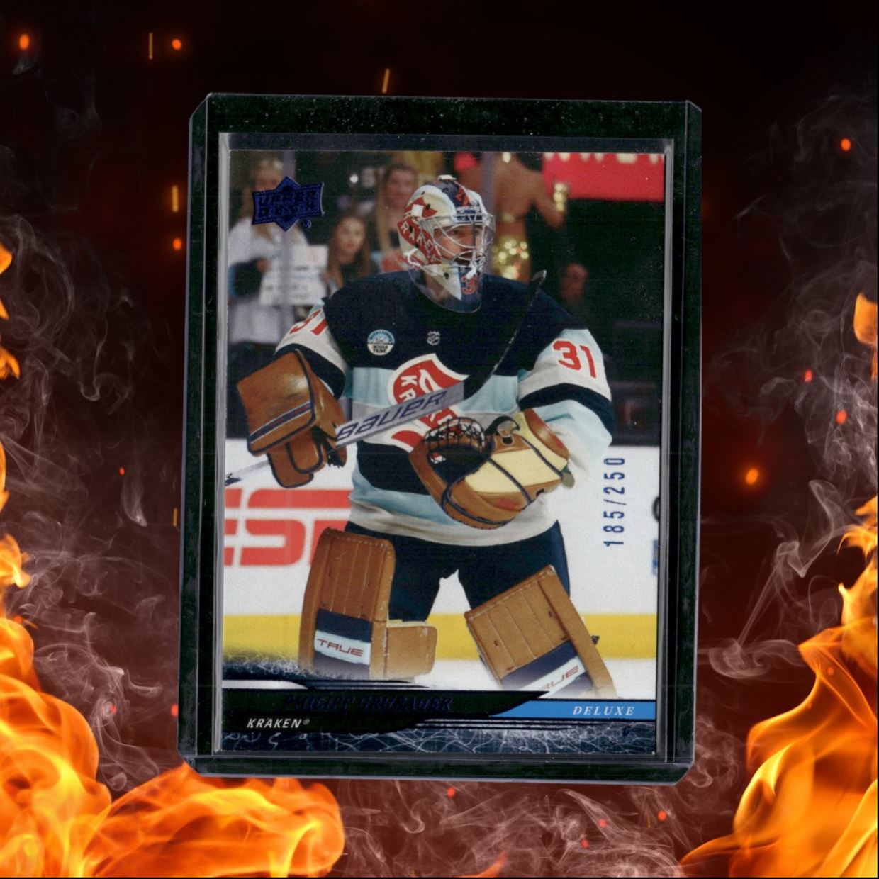 2024-25 Upper Deck Philipp Grubauer Deluxe 185/250 #156