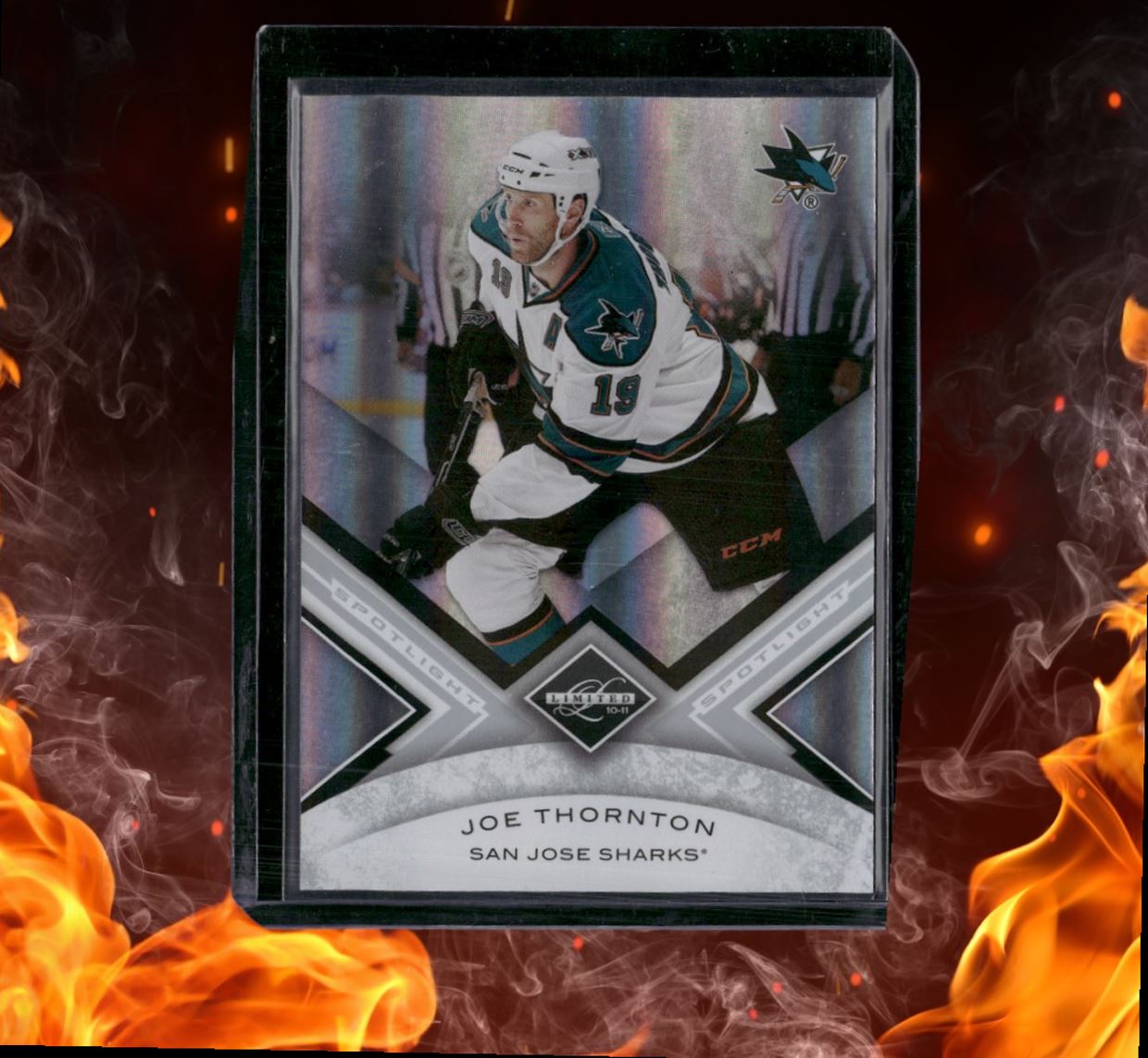 2010-11 Panini Limited Joe Thornton Silver Spotlight 37/49 #22