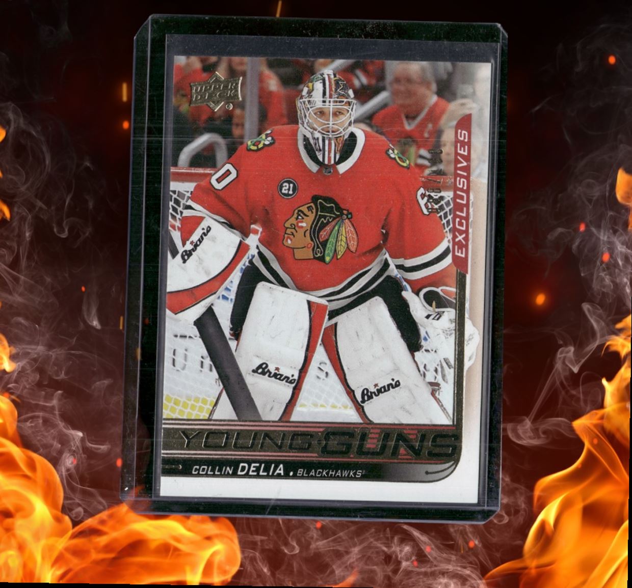 2018-19 SP Authentic Collin Delia Young Guns UD Exclusives UD Update Rookie