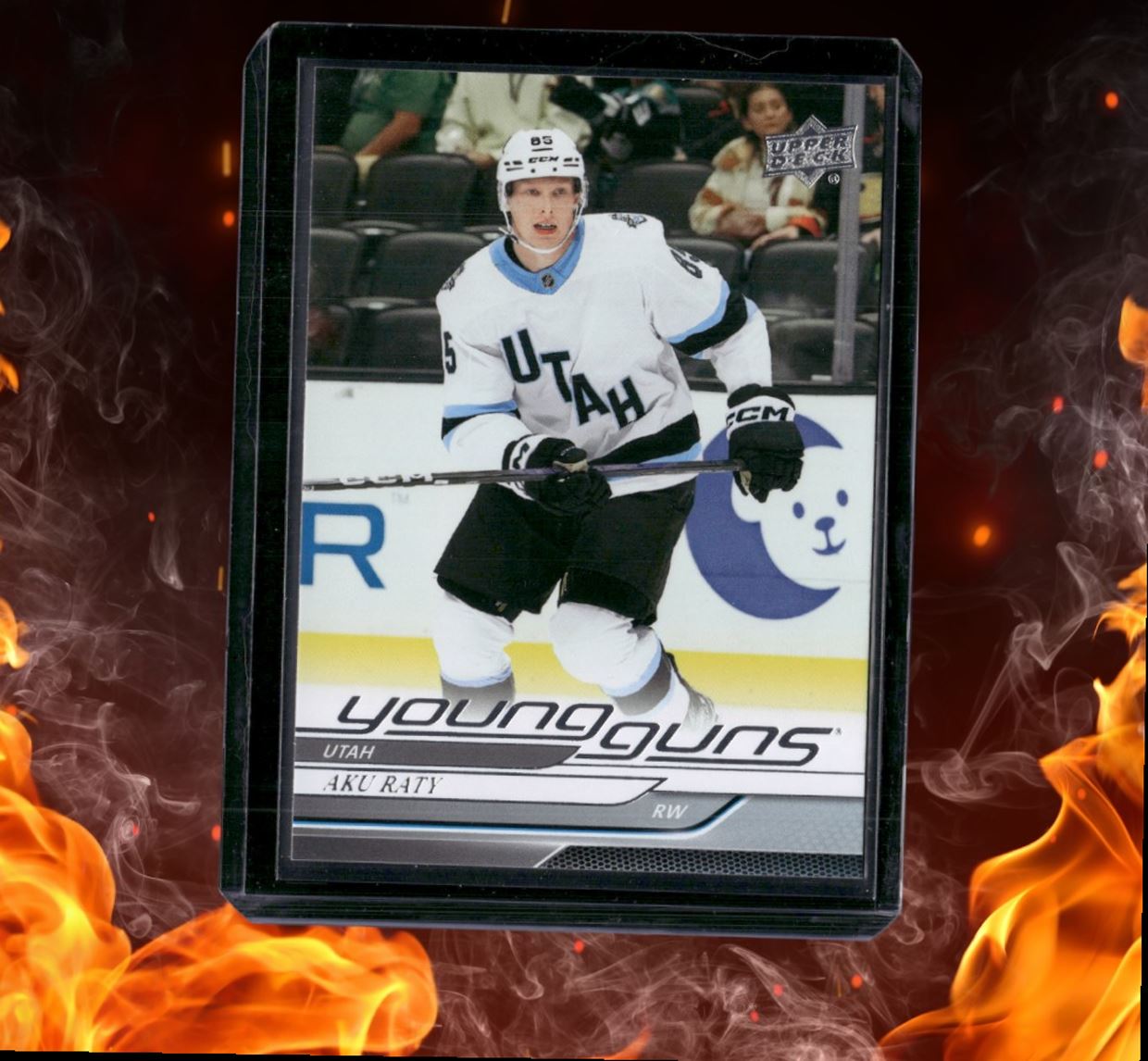2024-25 Upper Deck Aku Raty Young Guns (B) Rookie #458