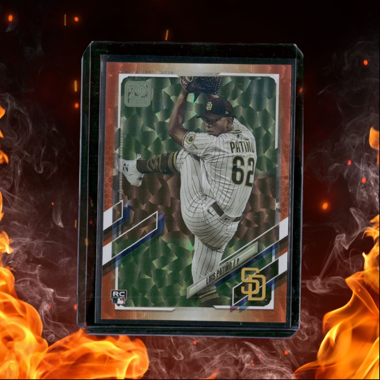 2021 Topps Luis Patiño Orange Foilboard Rookie 219/299 #205