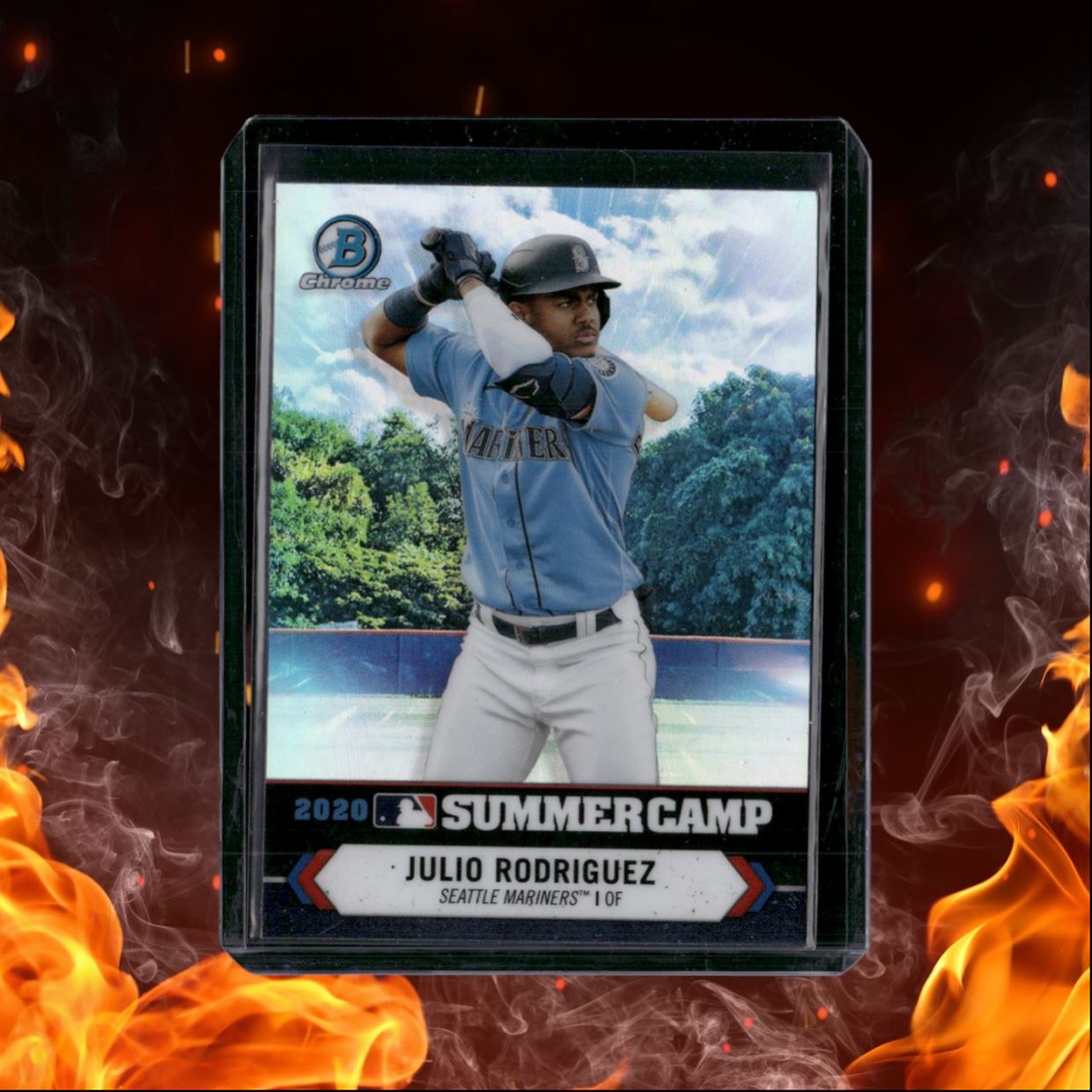 2021 Bowman Chrome Julio Rodriguez 2020 Summer Camp Rookie #SC-17
