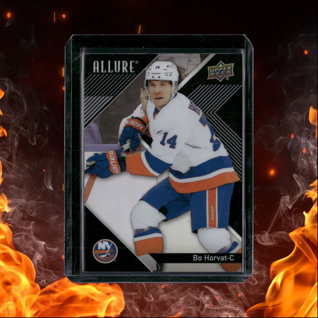 2024-25 Upper Deck Allure Bo Horvat Black Rainbow #98