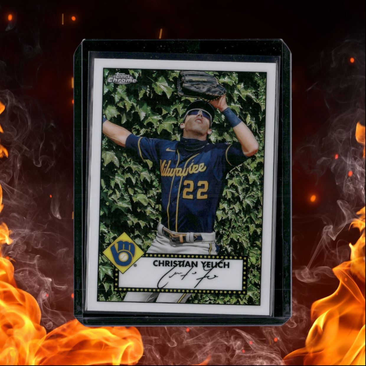 2021 Topps Chrome Christian Yelich 1952 Redux #TC52-50