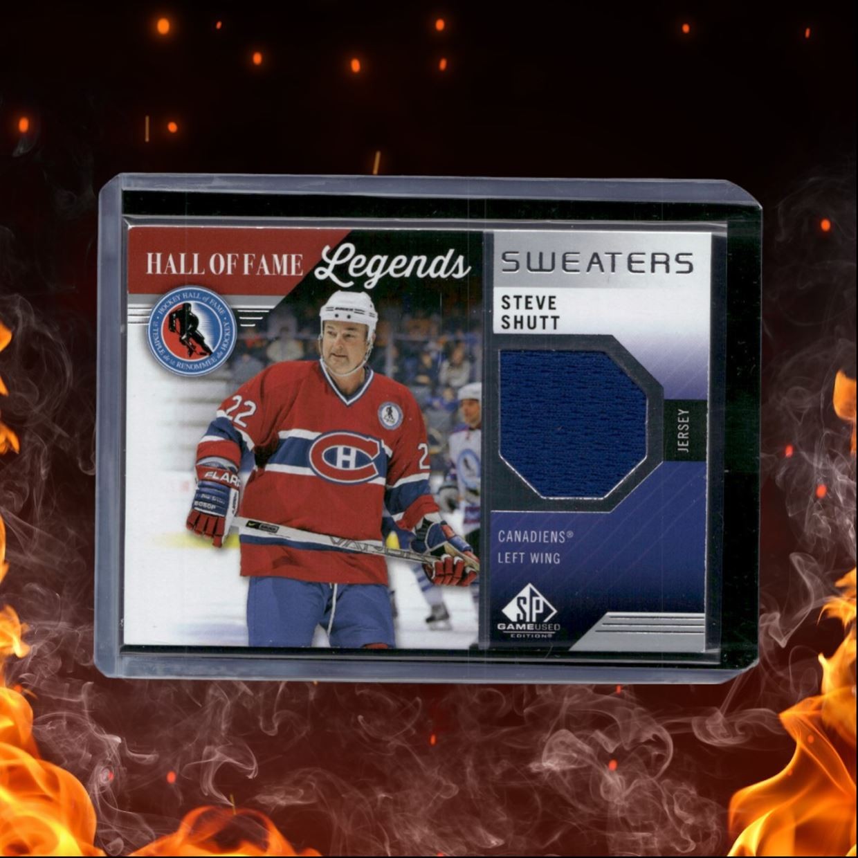 2021-22 SP Game Used Steve Shutt HoF Legends Sweaters #HOF-SS