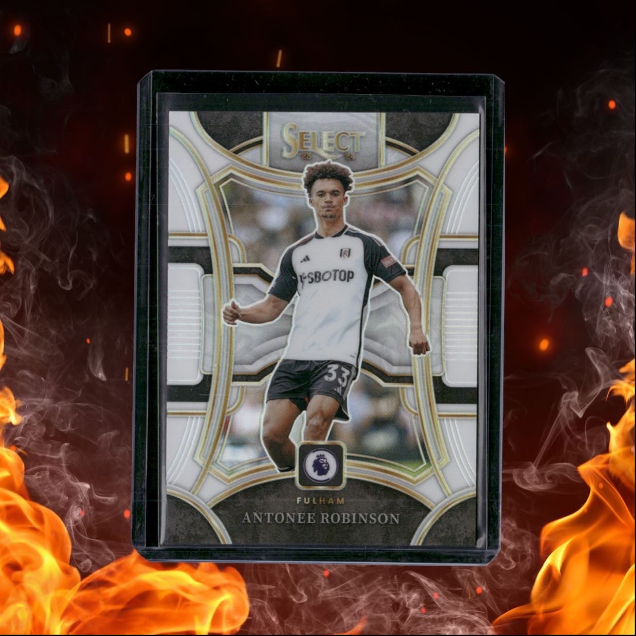 2023 Panini Select PL Antonee Robinson White Prizm Mezzanine 17/20 #148