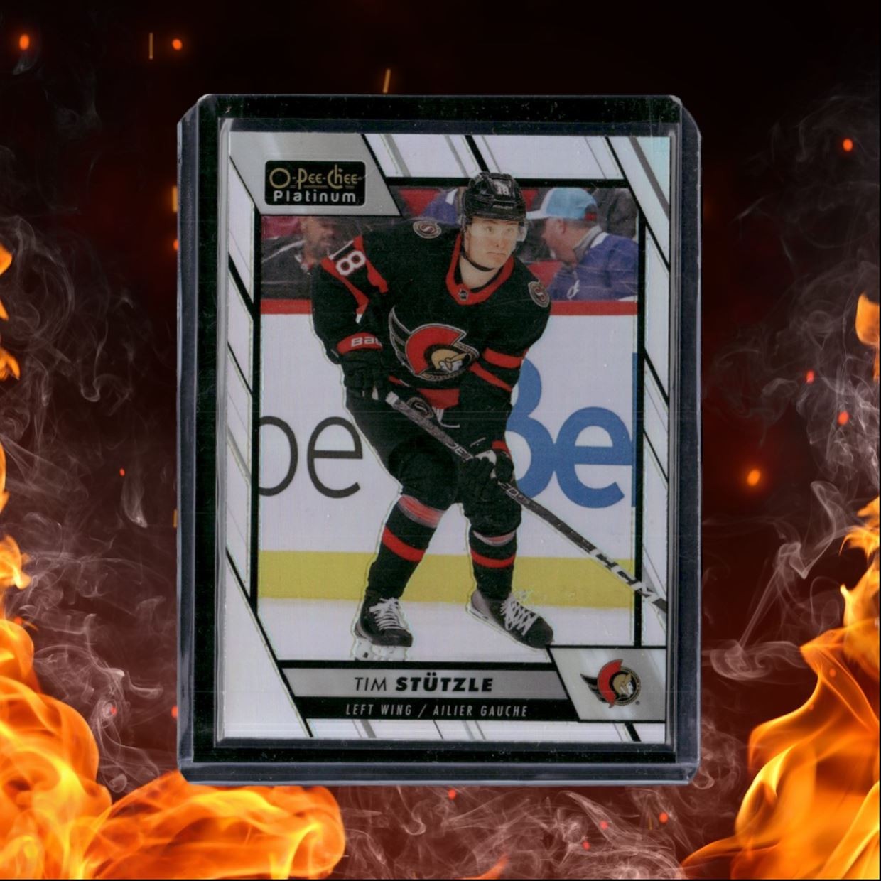 2023-24 O-Pee-Chee Platinum Tim Stutzle Rainbow #186