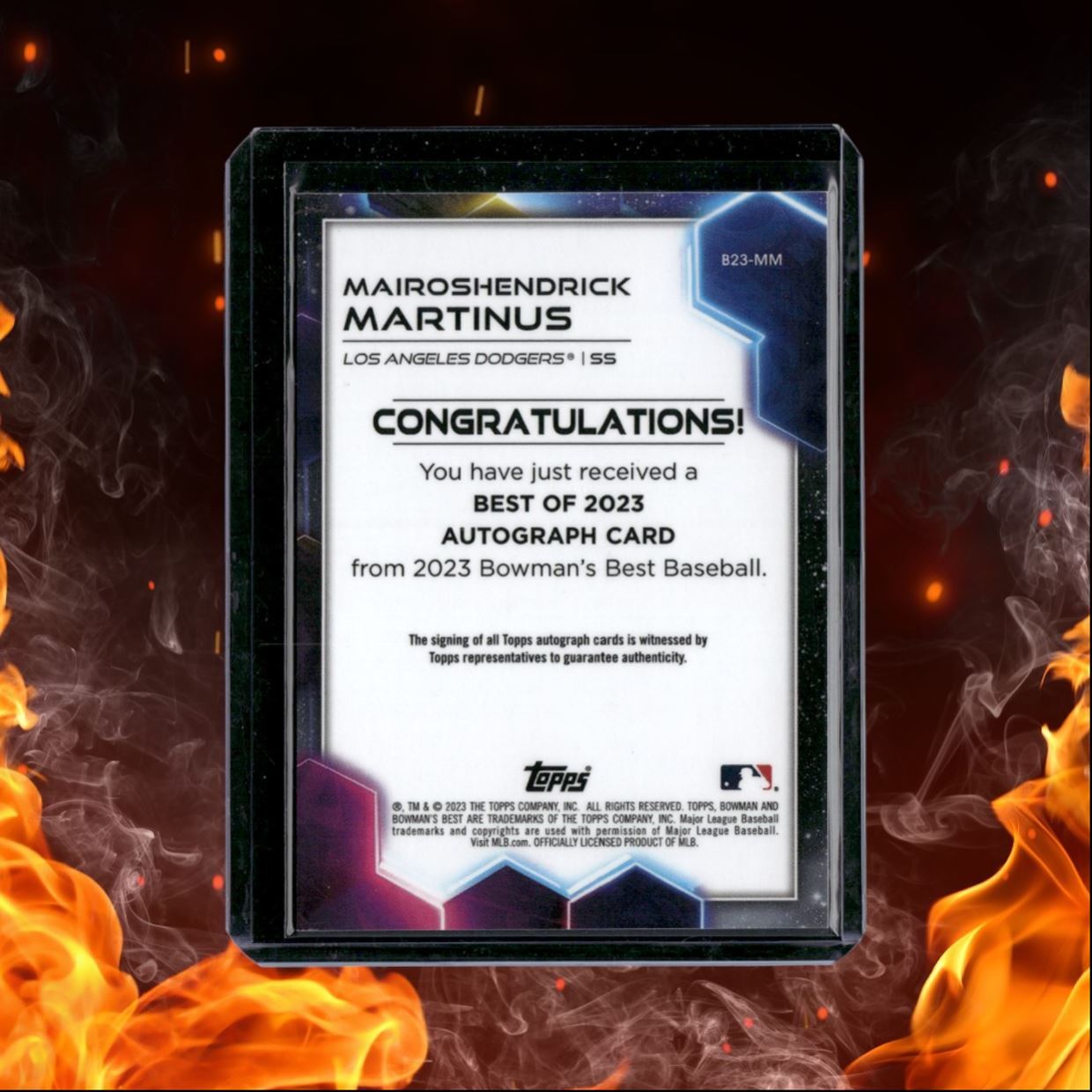 2023 Bowman's Best Mairoshendrick Martinus Auto #B23-MM