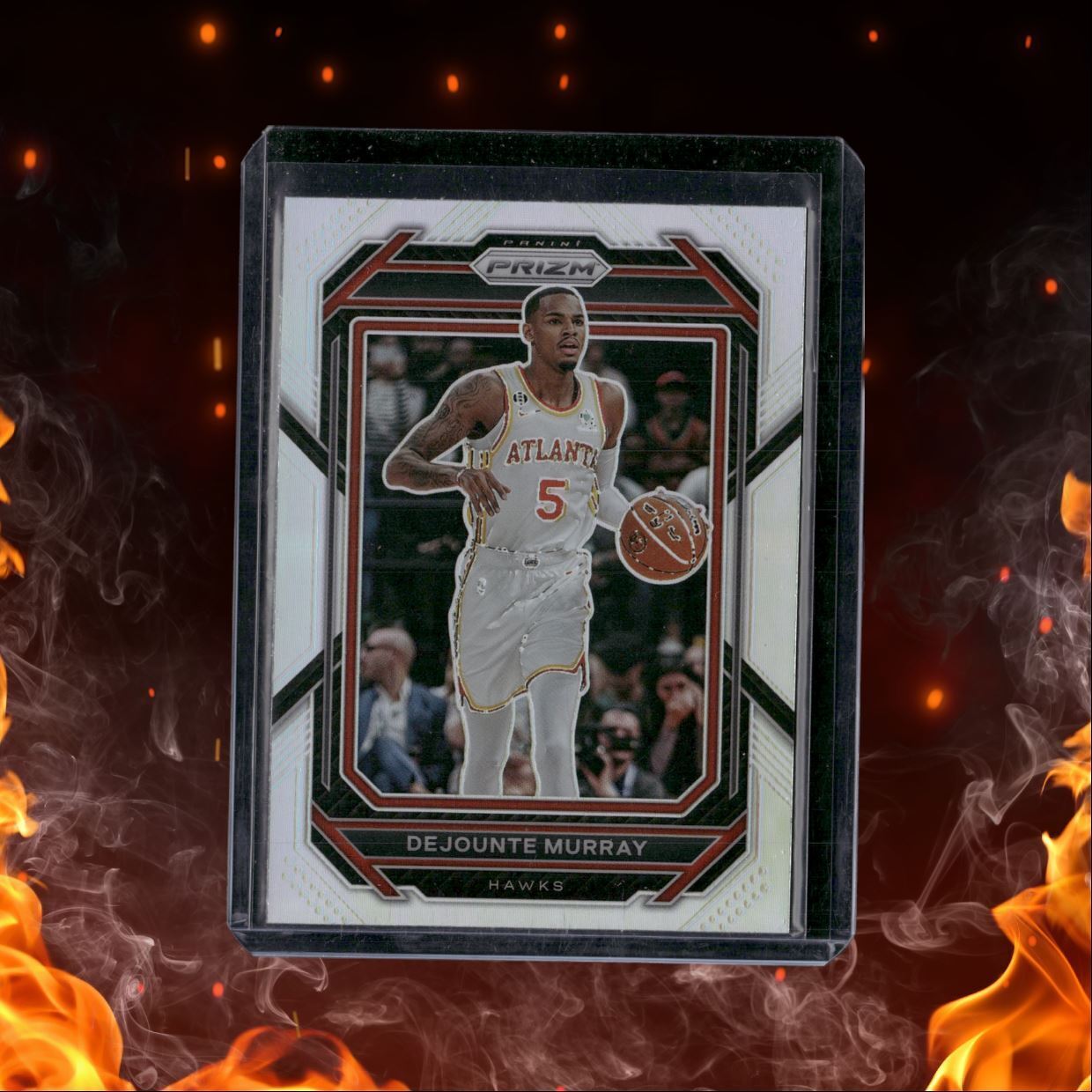 2022-23 Panini Prizm Dejounte Murray Silver Prizm #146