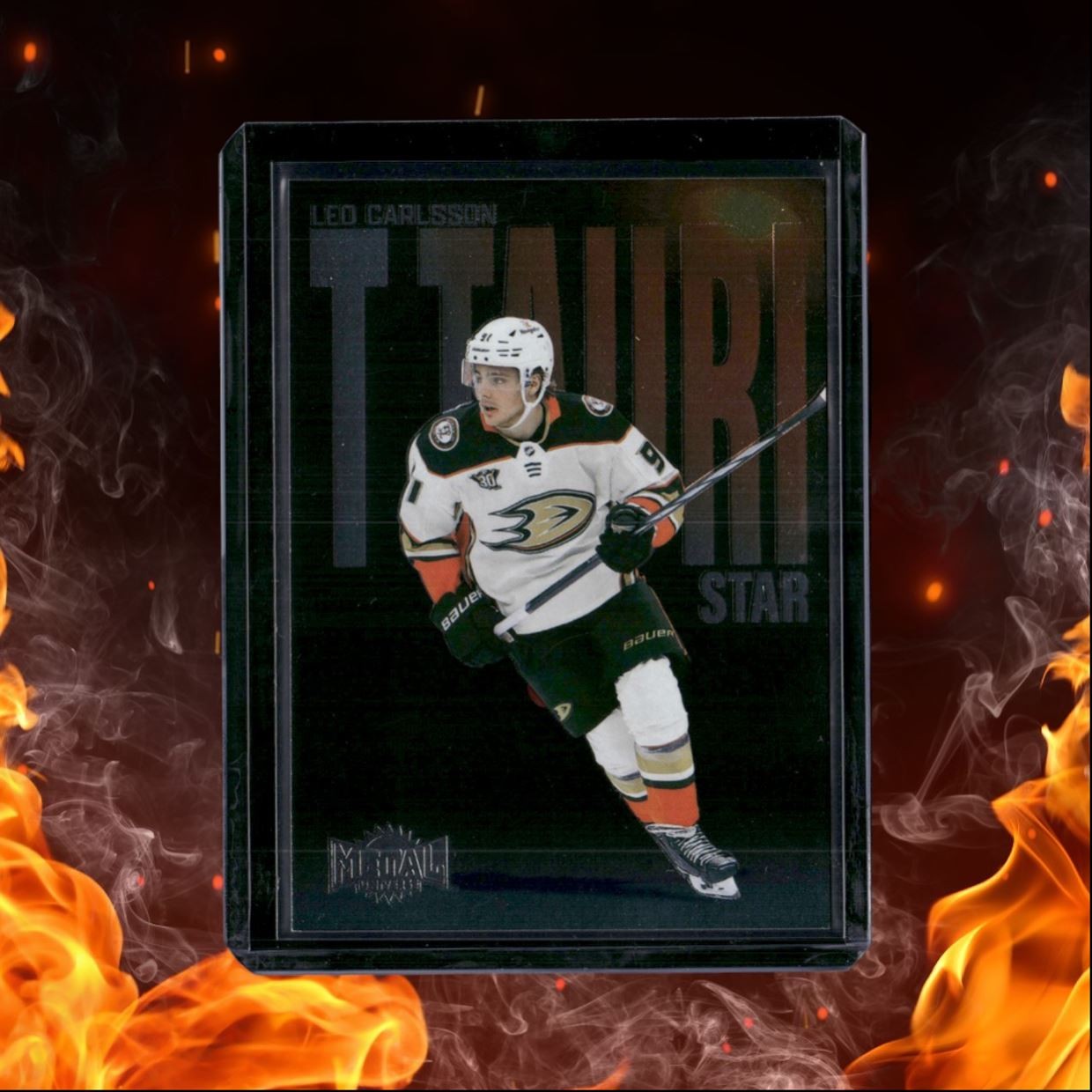2023-24 SkyBox Metal Universe Leo Carlsson T Tauri Star Rookie #TTP-9