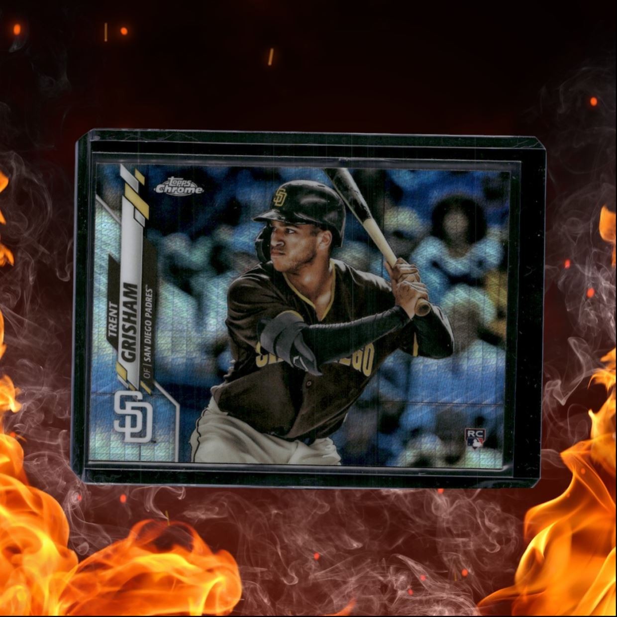 2020 Topps Chrome Trent Grissom Hyper Rookie #101