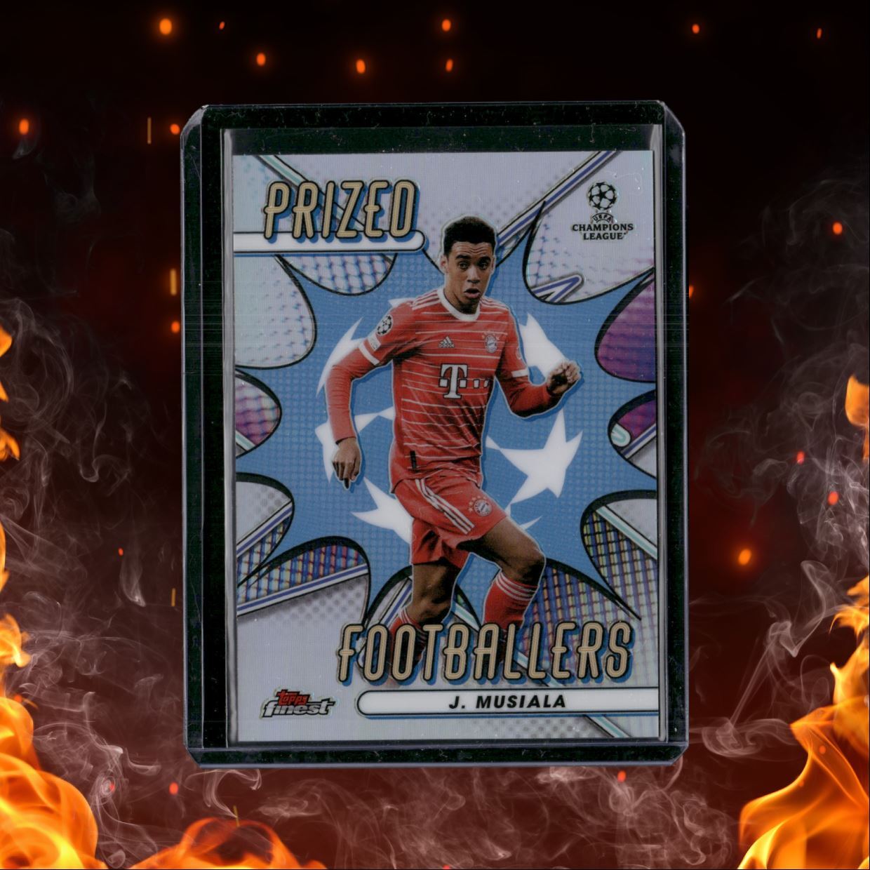 2022 Topps Finest Jamal Musiala Prized Footballers