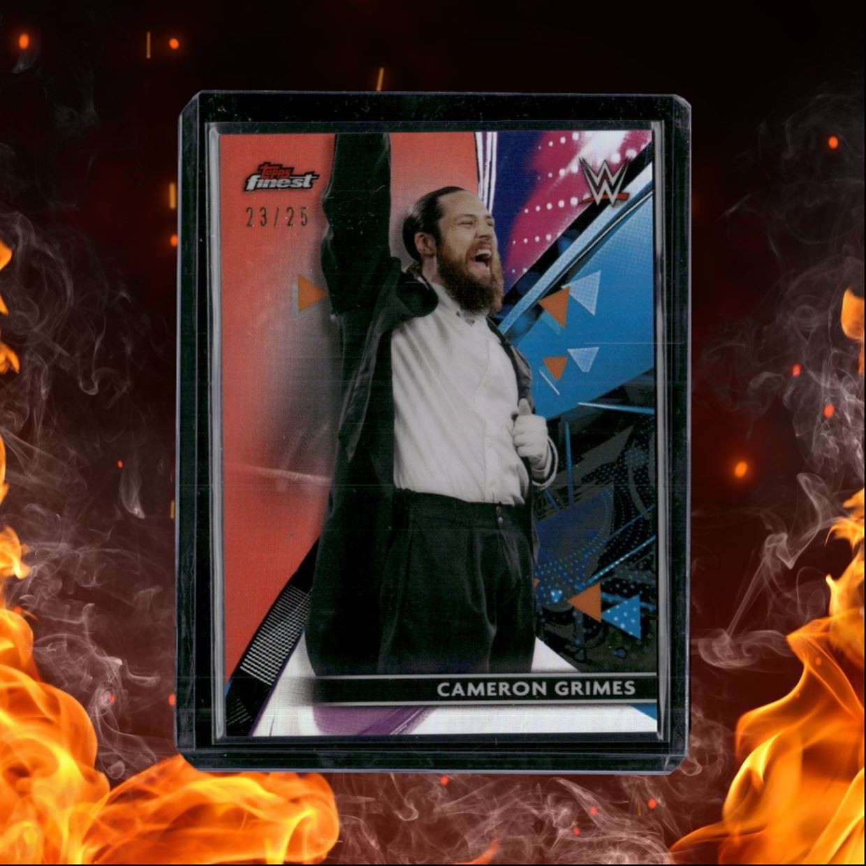 2021 Topps Finest WWE Cameron Grimes Orange Refractor NXT 23/25 #79