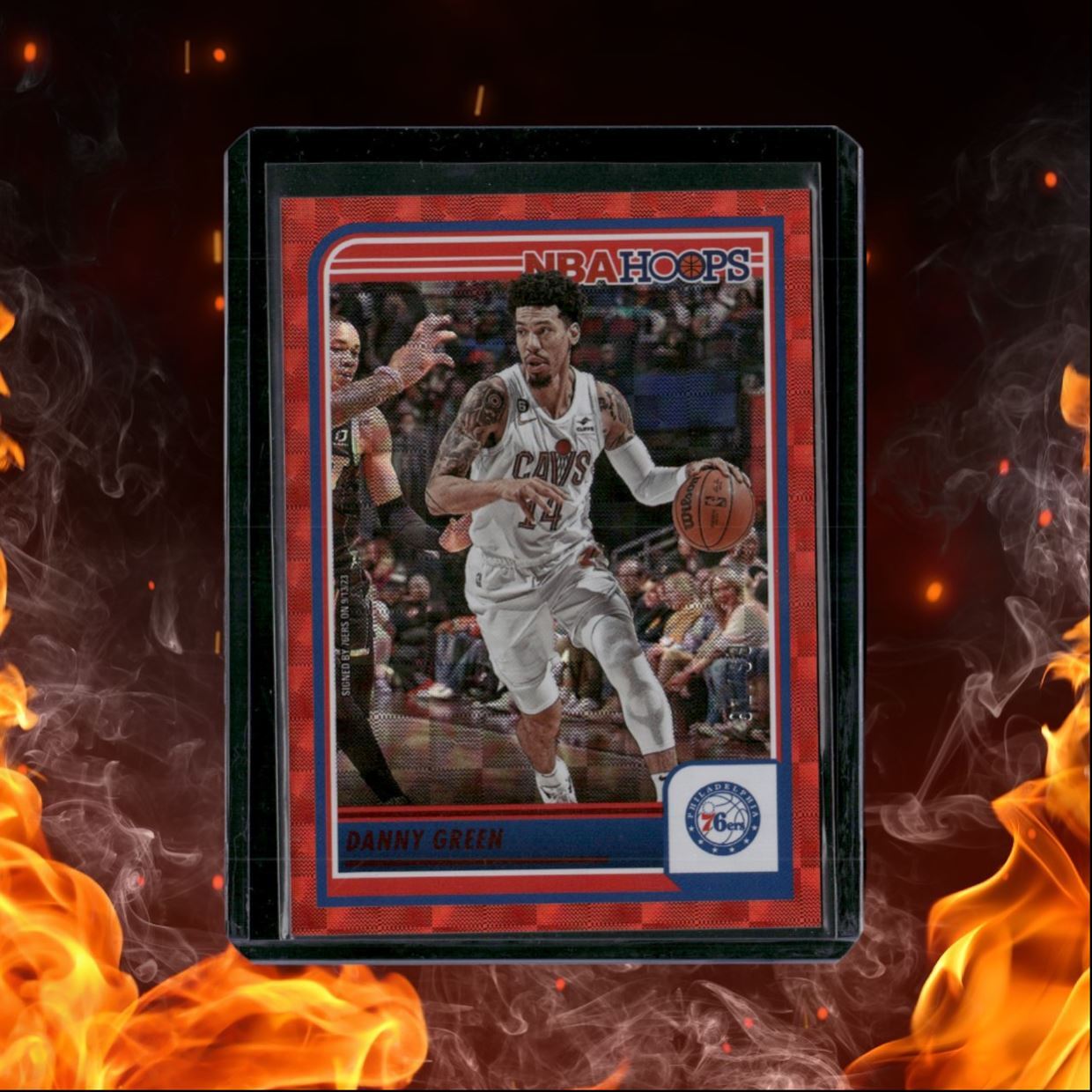 2023-24 Panini Hoops Danny Green Red Hyper 81/99 #88