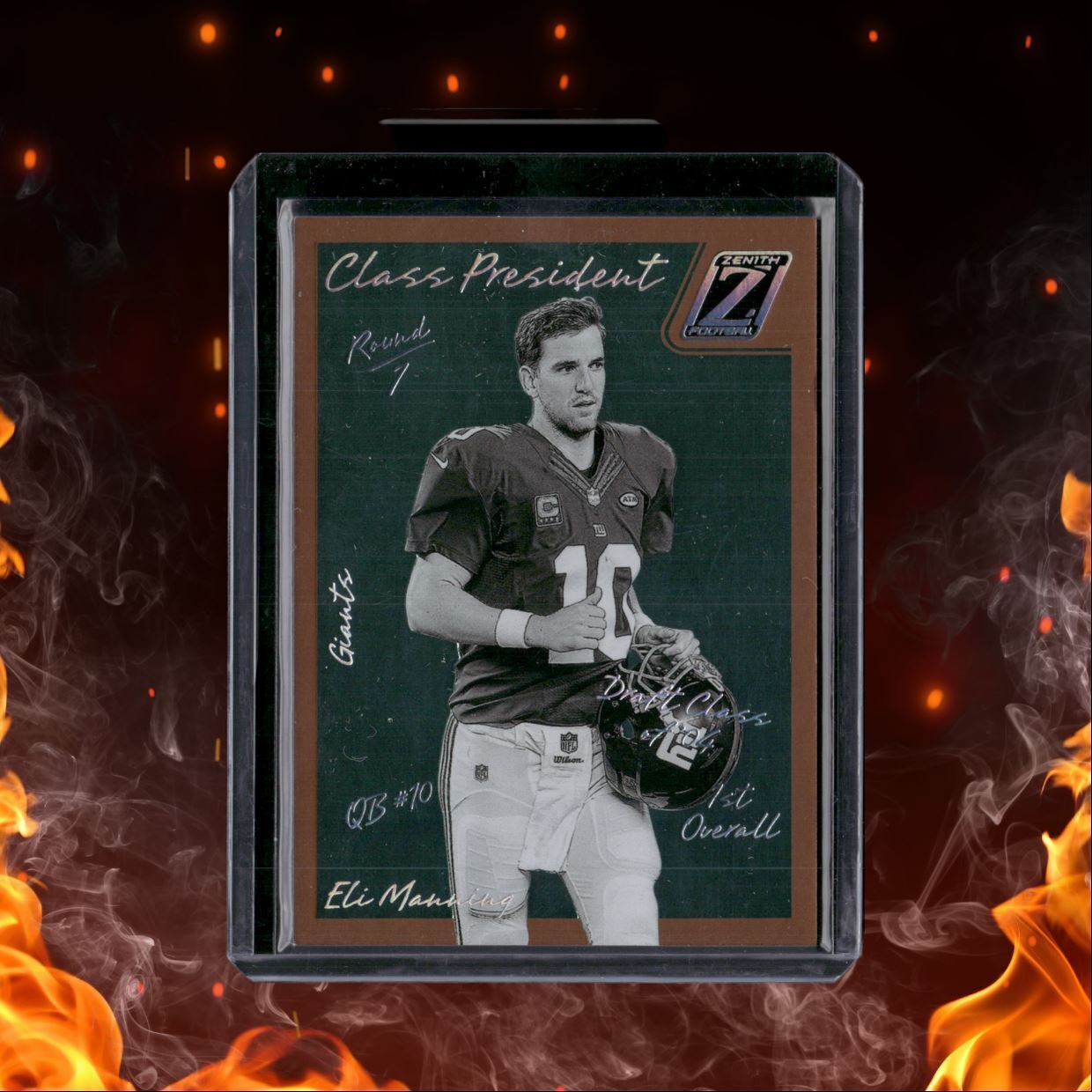 2023 Panini Zenith Class President Gold Eli Manning 28/50 #CP-2004