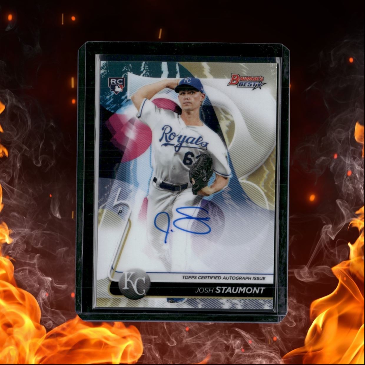 2020 Bowman's Best Josh Staumont Best of 2020 Autographs Rookie Auto #B20-JST
