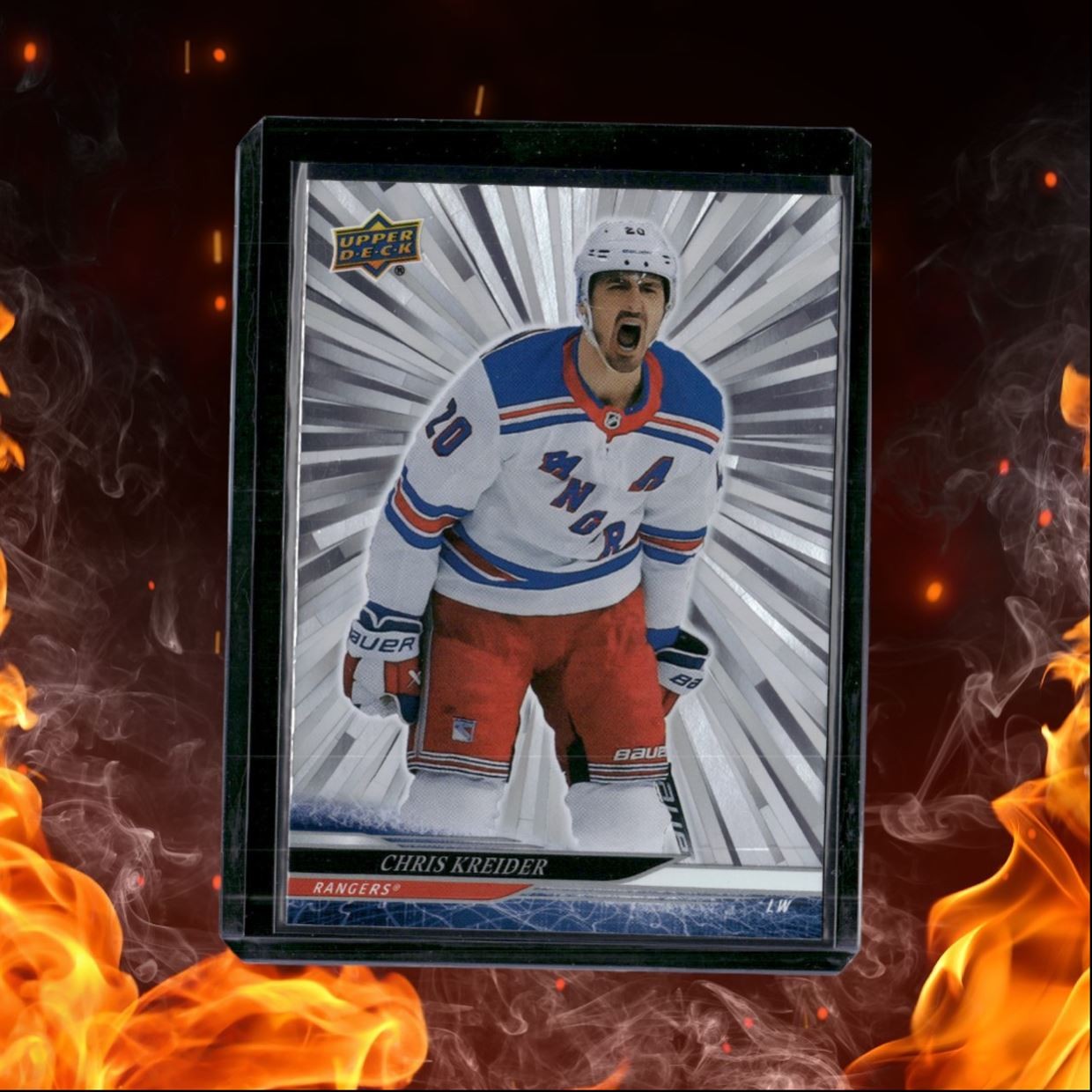 2024-25 Upper Deck Chris Kreider Outburst Silver #127