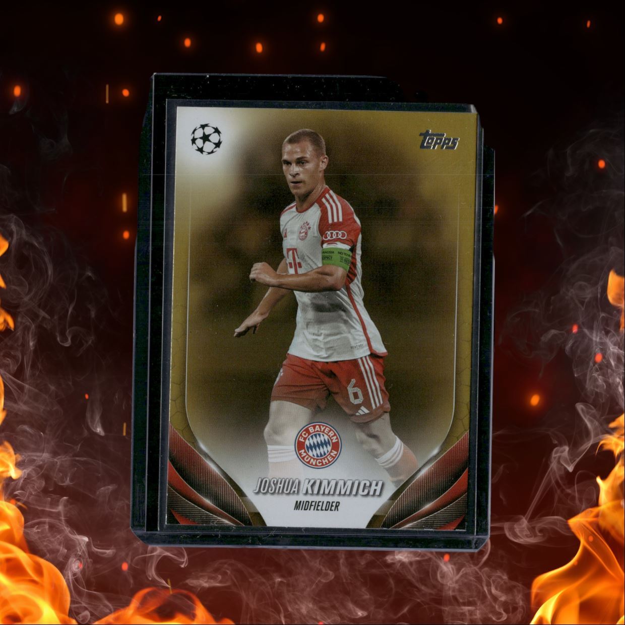 2023 Topps UCL Joshua Kimmich Gold Refractor 30/50 #72