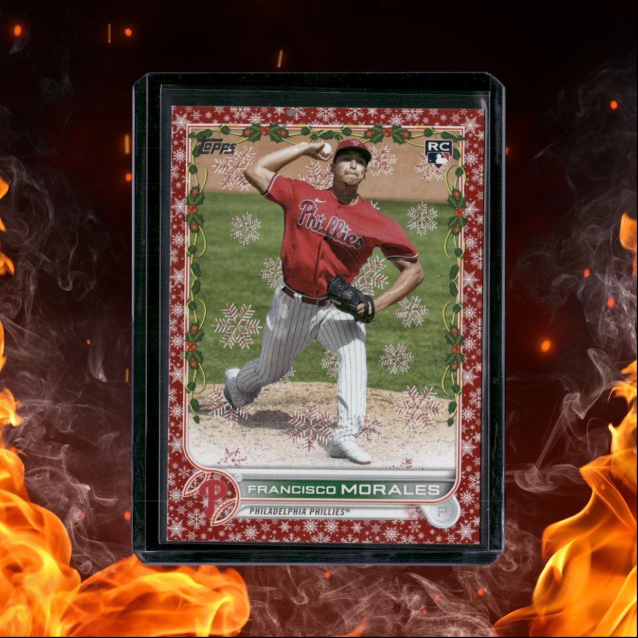 2022 Topps Mega Holiday Francisco Morales Red Snowflake Rookie 15/99 #HW154