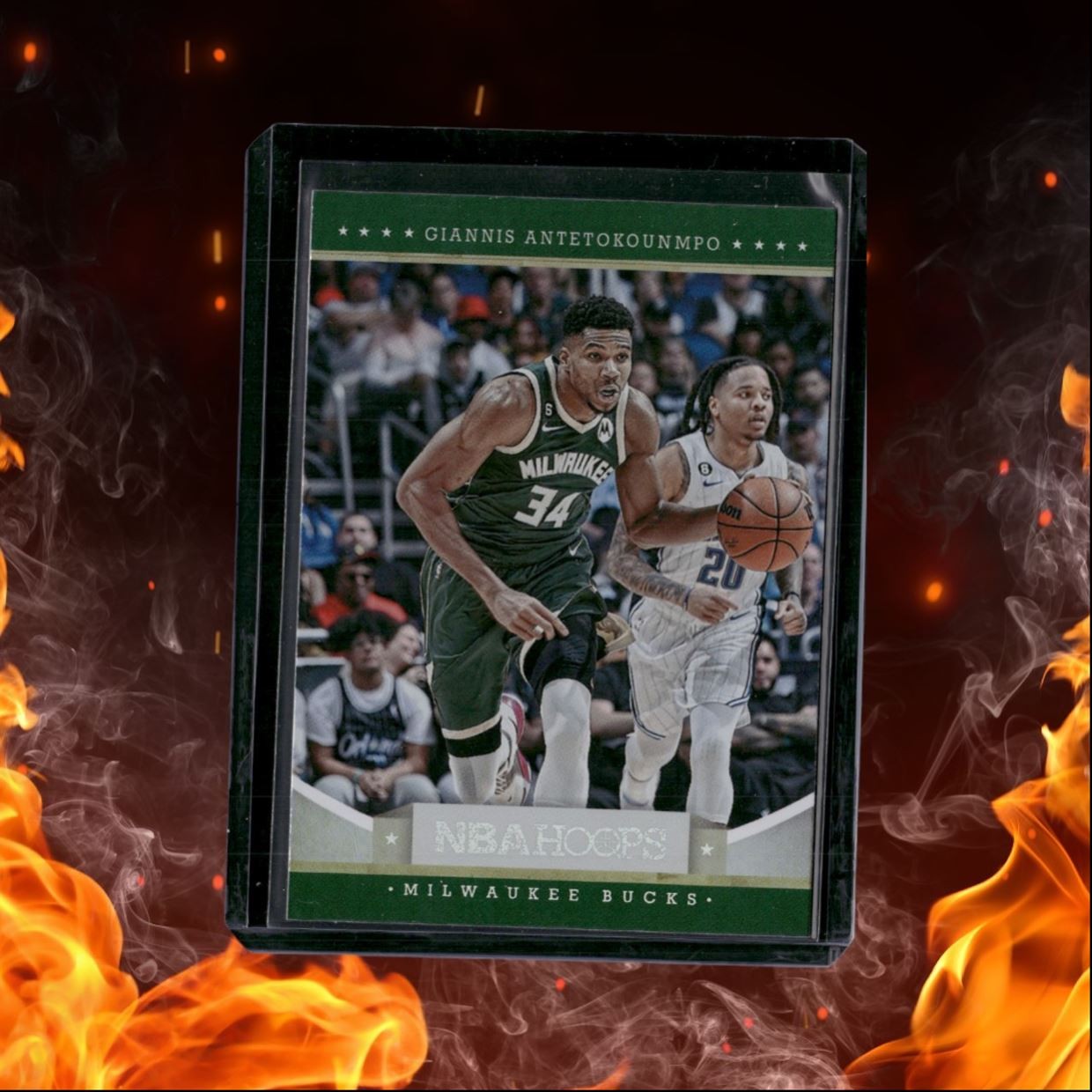 2023-24 Panini NBA Hoops Giannis Antetokounmpo Retro Holo #7
