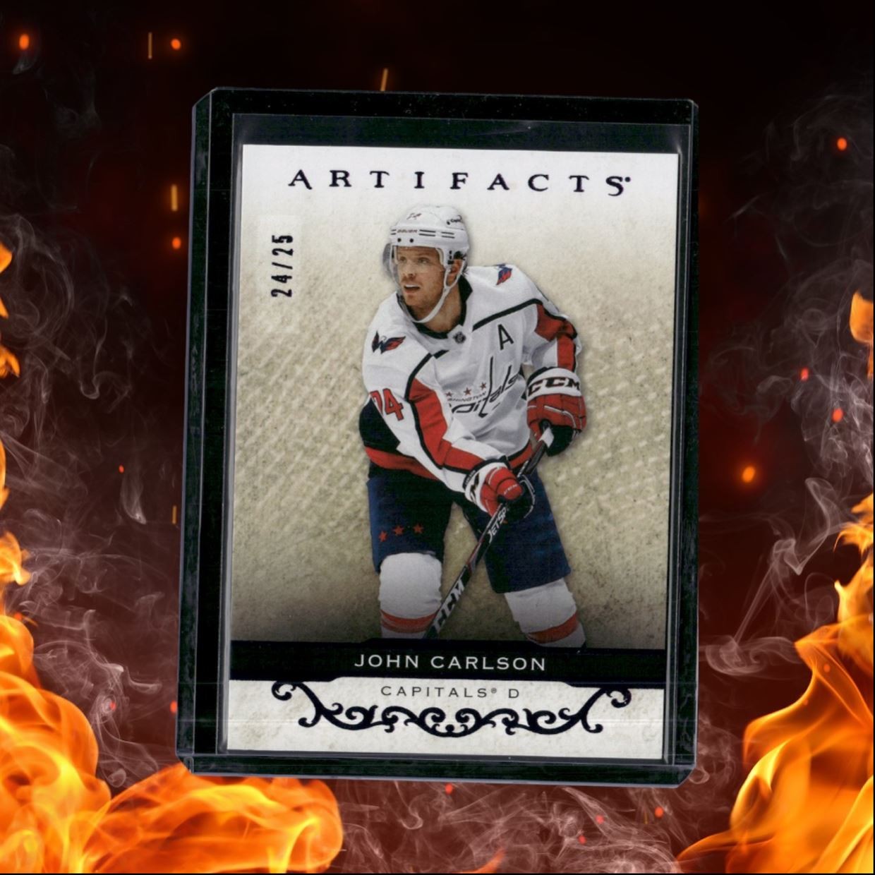 2021-22 Upper Deck Artifacts John Carlson Purple 24/25 #92