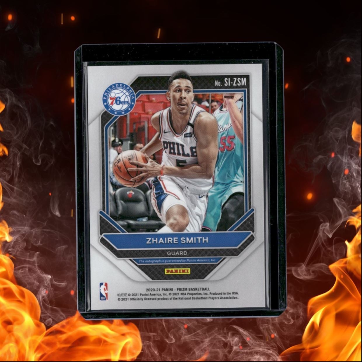 2020-21 Panini Prizm Zhaire Smith Signatures Auto #SI-ZSM