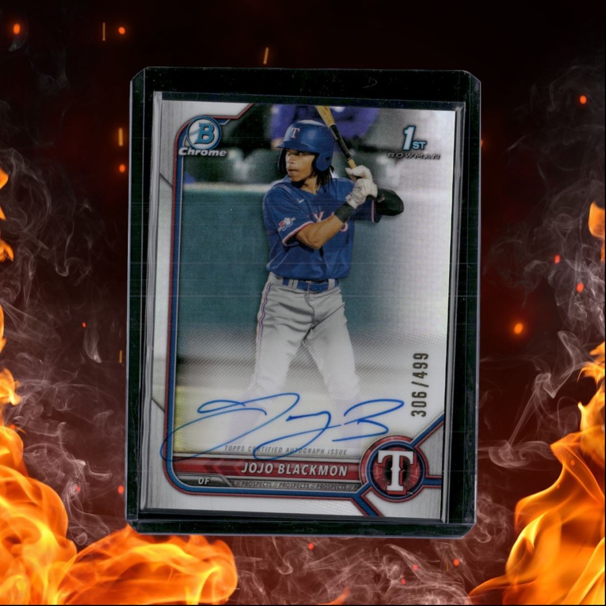 2022 Bowman Chrome Prospects Jojo Blackmon 1st Refractor Auto 306/499 #CPA-JBN