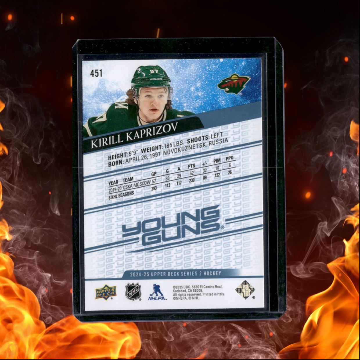2024-25 Upper Deck Kirill Kaprizov Young Guns Renewed #451