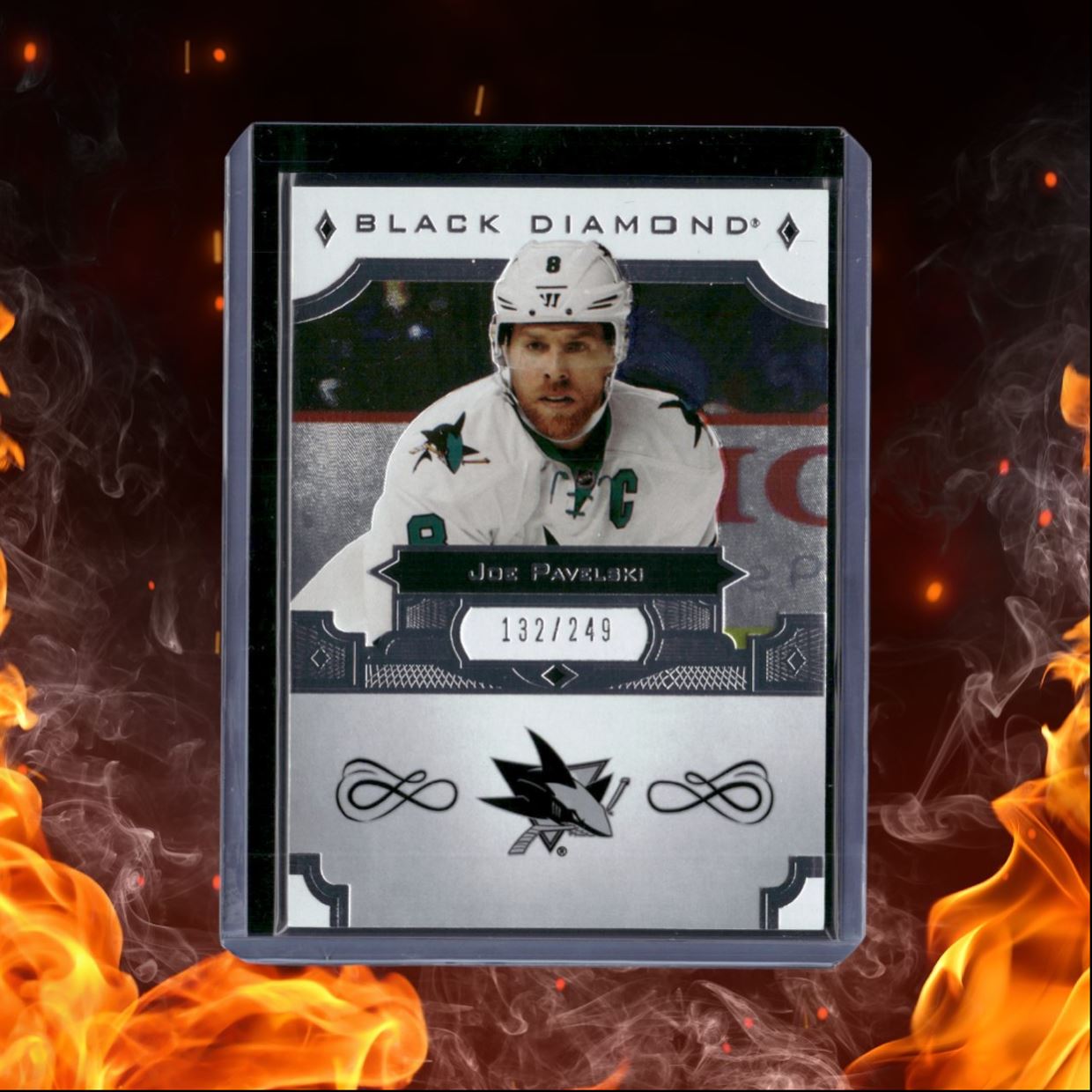 2017-18 Upper Deck Black Diamond Joe Pavelski 132/249 #BDB-JP