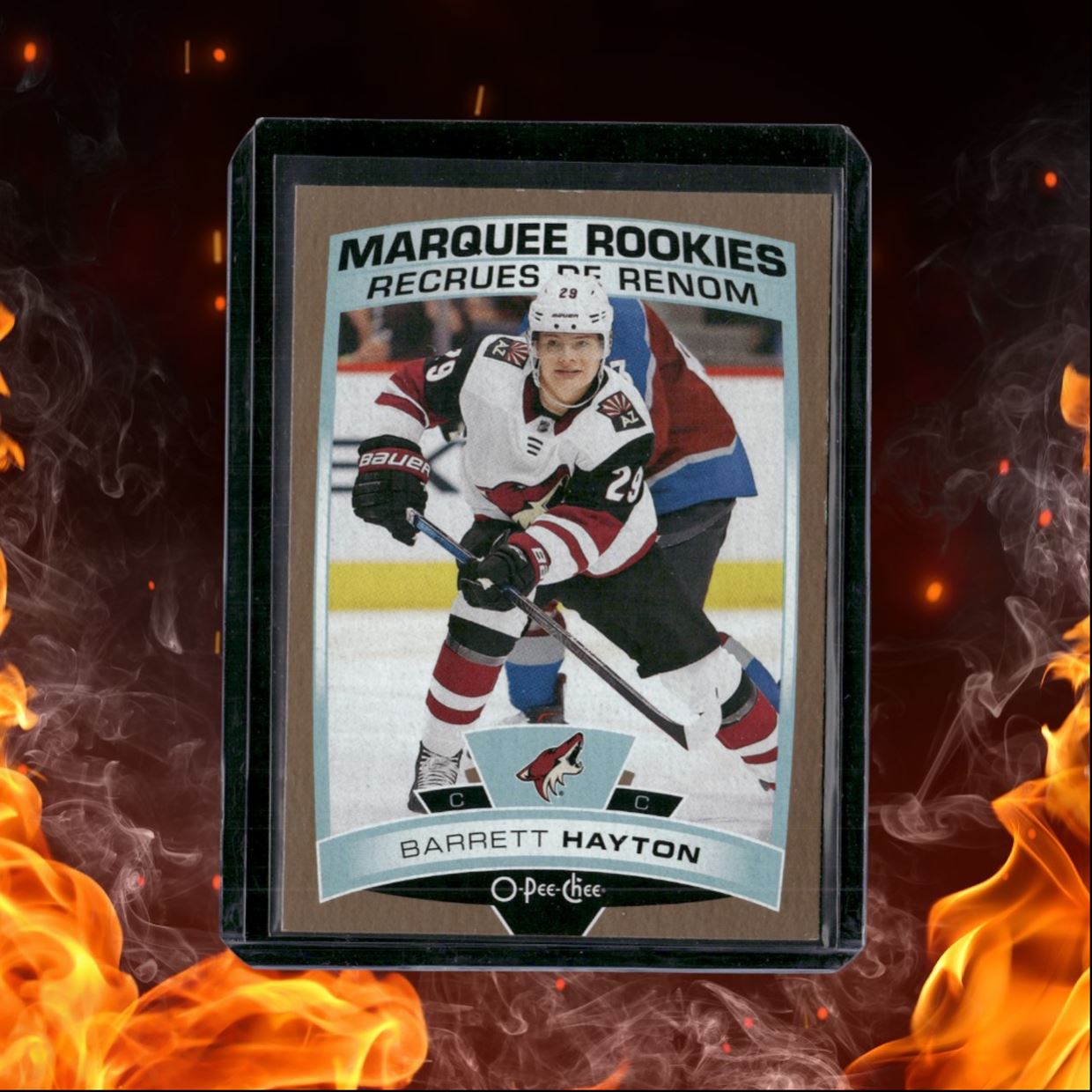 2019-20 O-Pee-Chee Barrett Hayton Gold Border Marquee Rookie #627