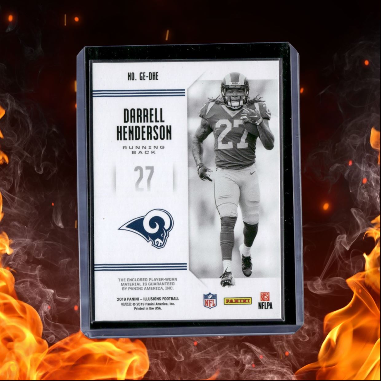 2019 Panini Illusions Darrell Henderson Great Expectations Jersey Rookie #GE-DHE