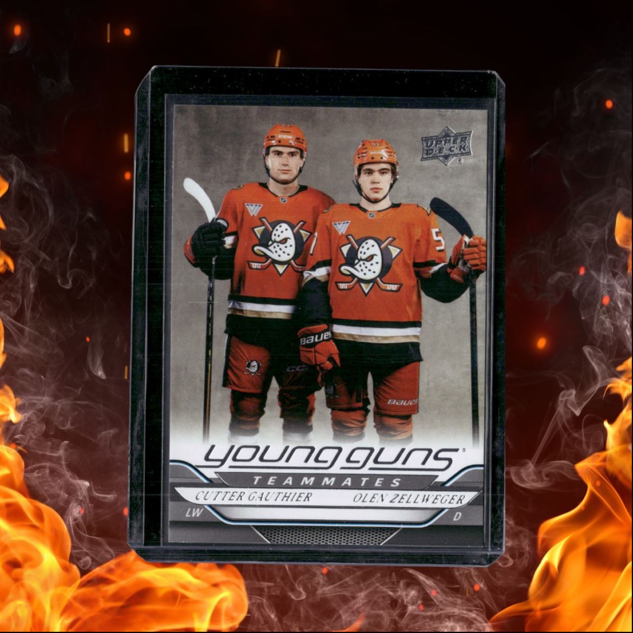 2024-25 Upper Deck Olen Zellweger / Cutter Gauthier Young Guns Teammates (C)
