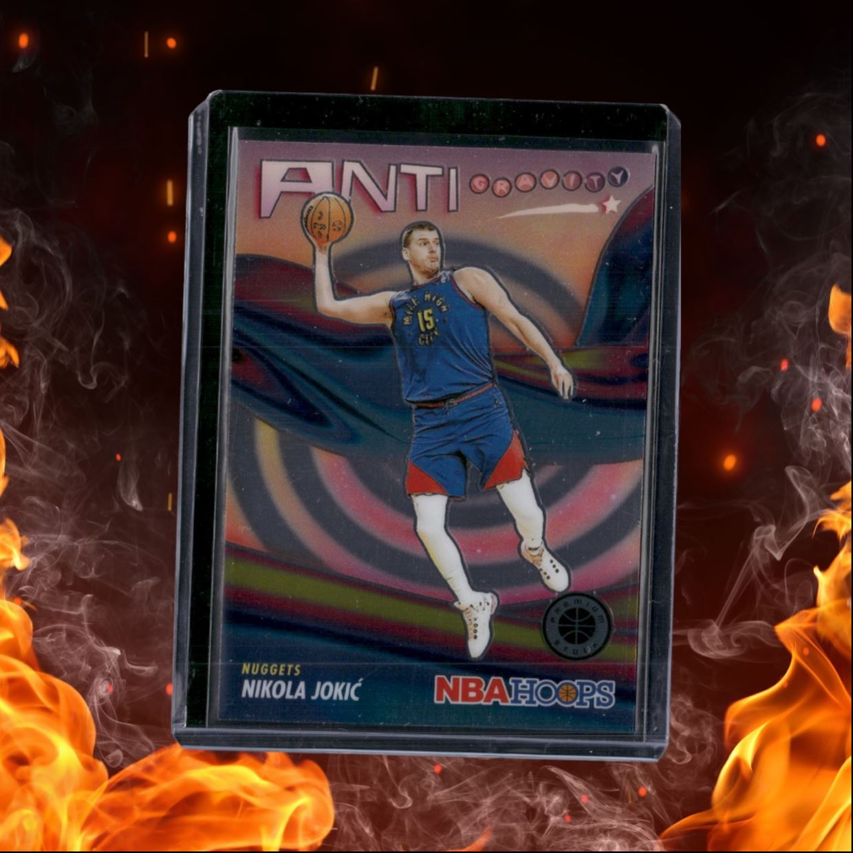 2023-24 Panini NBA Hoops Premium Stock Nikola Jokic Anti Gravity #17